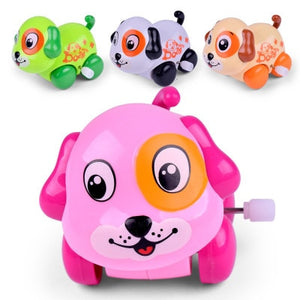 Baby Funny Kids Toys Spring Clockwork Toy Mini Pull Back Jumping Frog/Dog/Lion Wind Up Toys for Children Boys