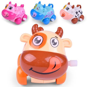 Baby Funny Kids Toys Spring Clockwork Toy Mini Pull Back Jumping Frog/Dog/Lion Wind Up Toys for Children Boys