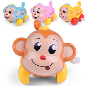 Baby Funny Kids Toys Spring Clockwork Toy Mini Pull Back Jumping Frog/Dog/Lion Wind Up Toys for Children Boys