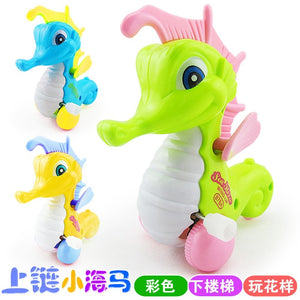 Baby Funny Kids Toys Spring Clockwork Toy Mini Pull Back Jumping Frog/Dog/Lion Wind Up Toys for Children Boys