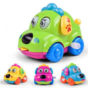 Baby Funny Kids Toys Spring Clockwork Toy Mini Pull Back Jumping Frog/Dog/Lion Wind Up Toys for Children Boys