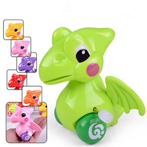 Baby Funny Kids Toys Spring Clockwork Toy Mini Pull Back Jumping Frog/Dog/Lion Wind Up Toys for Children Boys