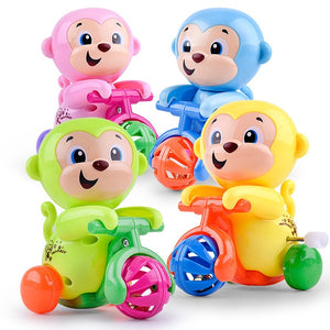 Baby Funny Kids Toys Spring Clockwork Toy Mini Pull Back Jumping Frog/Dog/Lion Wind Up Toys for Children Boys